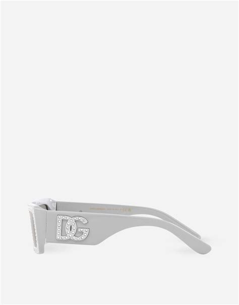 DG Crystal sunglasses in Grey for Women.